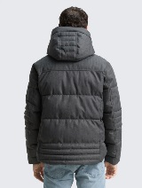 Puffer jakna sa kapuljačom - Siva_5523816