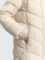 Puffer kaput - Bež_1766497