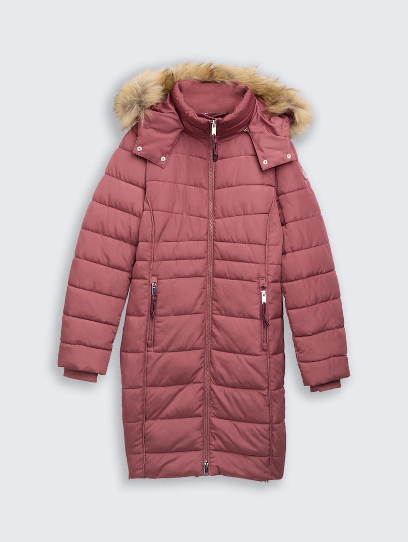 Puhovka s krojem plašča - Vijolična_5180998