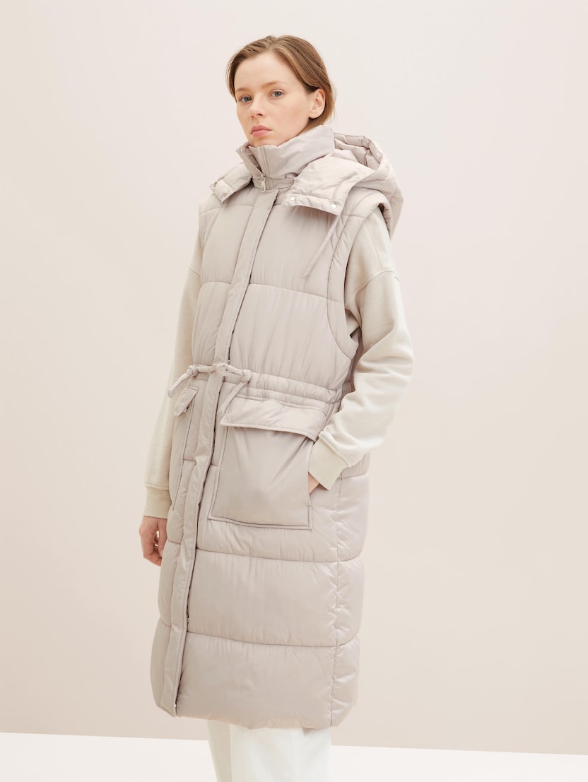  Puffer  jakna sa odvojivim rukavima - Siva-1032688-30026-15