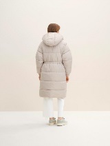 Puffer  jakna sa odvojivim rukavima - Siva_4779280