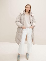 Puffer  jakna sa odvojivim rukavima - Siva_4779280