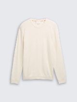 Pulover od pamuka i kašmira - Bež_2471565