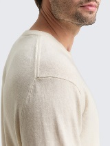 Pulover od pamuka i kašmira - Bež_2471565