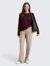 Džemper od pamuka i kašmira - Crvena_900412