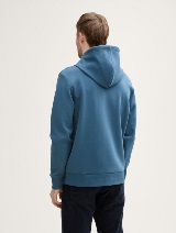 Hanorac cu aspect cu detalii - Albastru_4377387