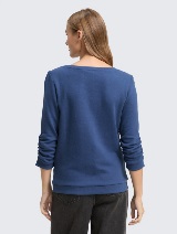 Hanorac cu detalii - Albastru_7478562