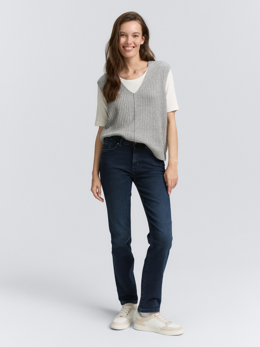 Ravne kavbojke Elva - Modra_3590004