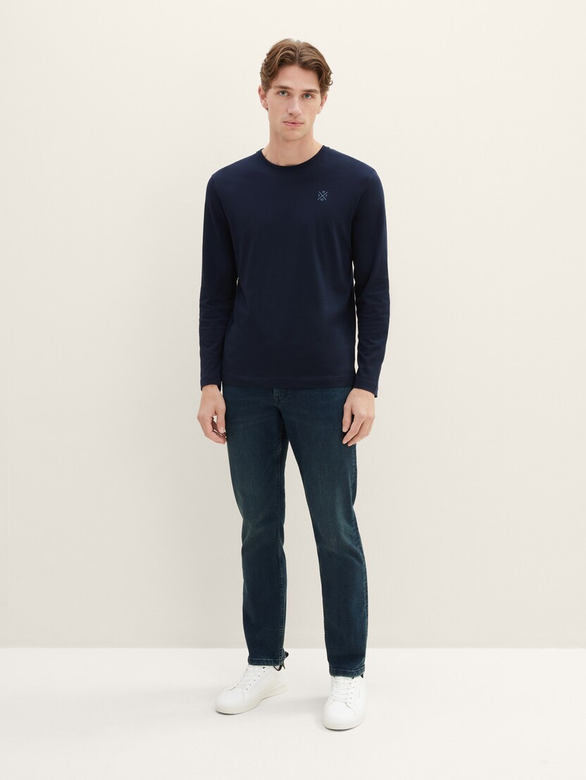 Blugi Marvin drepţi - Albastru-1039882-10136-16