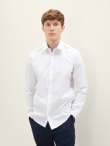 Cămaşă elastică - Alb_1903990