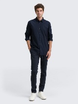 Cămaşă stretch - Albastru_1061883