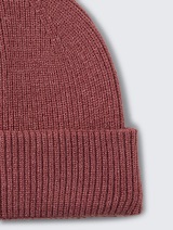 Căciulă din material cu aspect reiat - Mov_6486685