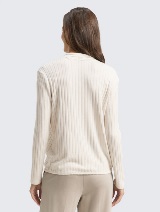 Rebrasta majica - Bež_137666