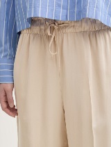 Pantaloni cu croială largă - Bej_7770097