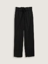 Pantalone sa širokim nogavicama - Crna_6604898