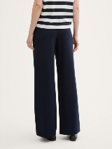 Hlače sa širokim nogavicama - Plava_9763838