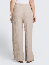 Pantalone sa širokim nogavicama - Siva_2888656