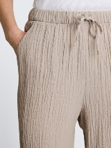 Pantalone sa širokim nogavicama - Siva_2888656