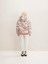 Moderna kratka puffer  jakna - Uzorak/višebojna_6707771