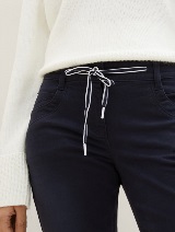 Tapered opuštene hlače - Plava_6999572