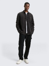 Cămaşă din twill - Negru_4995536