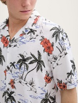 Cămaşă din amestec de in - Model/Mai multe culori_5439756