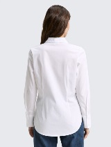 Cămaşă din poplin - Alb_8350716