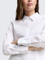 Cămaşă din poplin - Alb_8350716