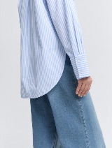 Cămaşă din poplin - Albastru_6298680