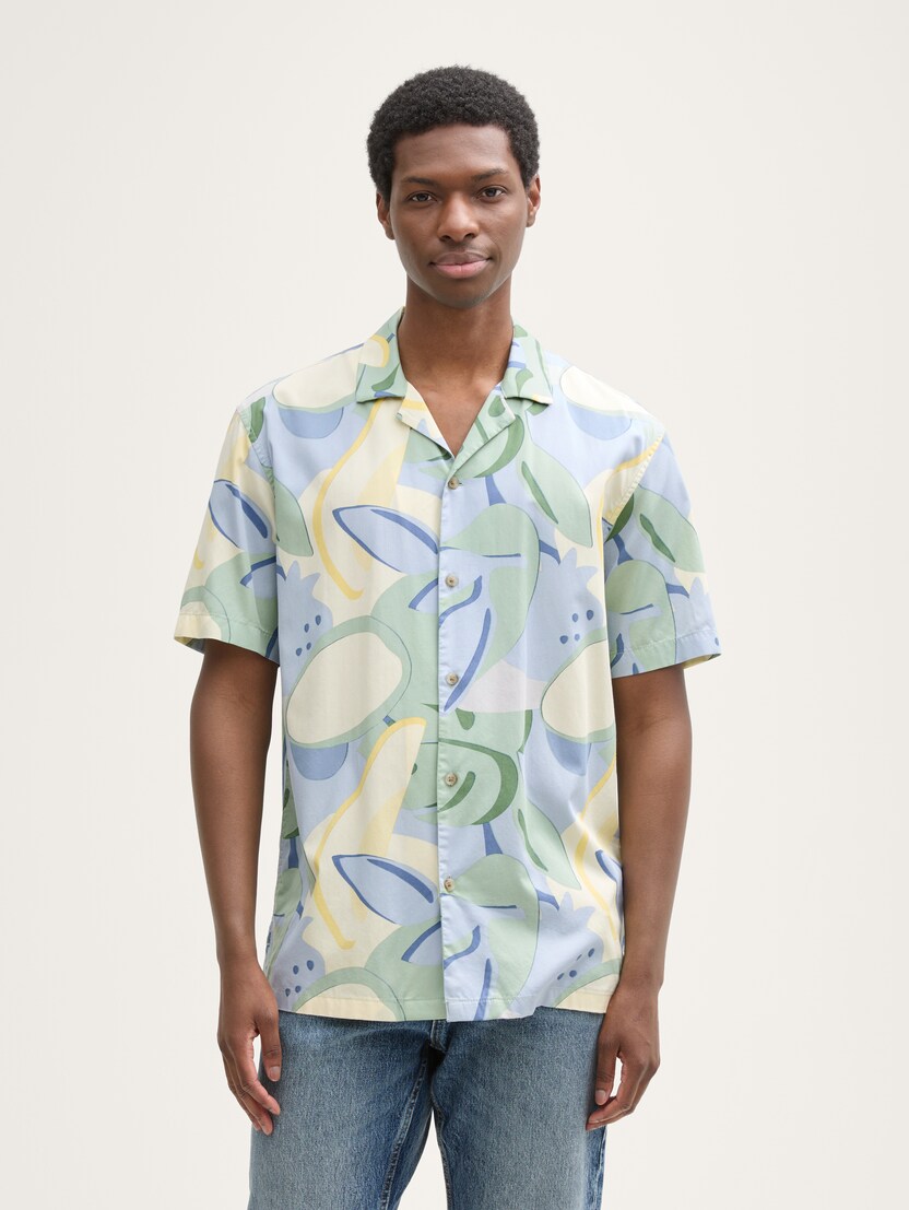  Srajca s potiskom po celotnem oblačilu - Vzorec/večbarvna-1046171-38022