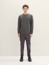 Pleteni pulover s okruglim izrezom - Uzorak/višebojna_8433589