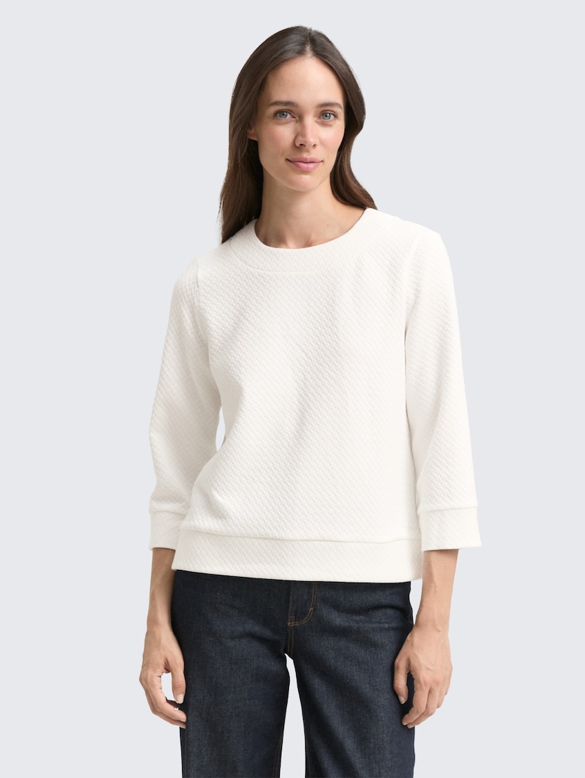 Strukturiran pulover - Bela_3271988