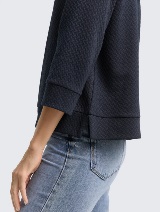 Bluză structurată - Albastru_2171256