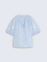 Strukturirana bluza - Plava_6585490