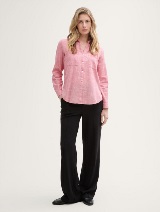 Bluză din material structurat - Roşu_5349074