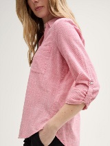 Bluză din material structurat - Roşu_5349074