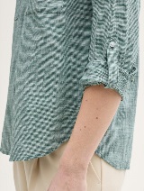 Bluză din material structurat - Verde_9211073