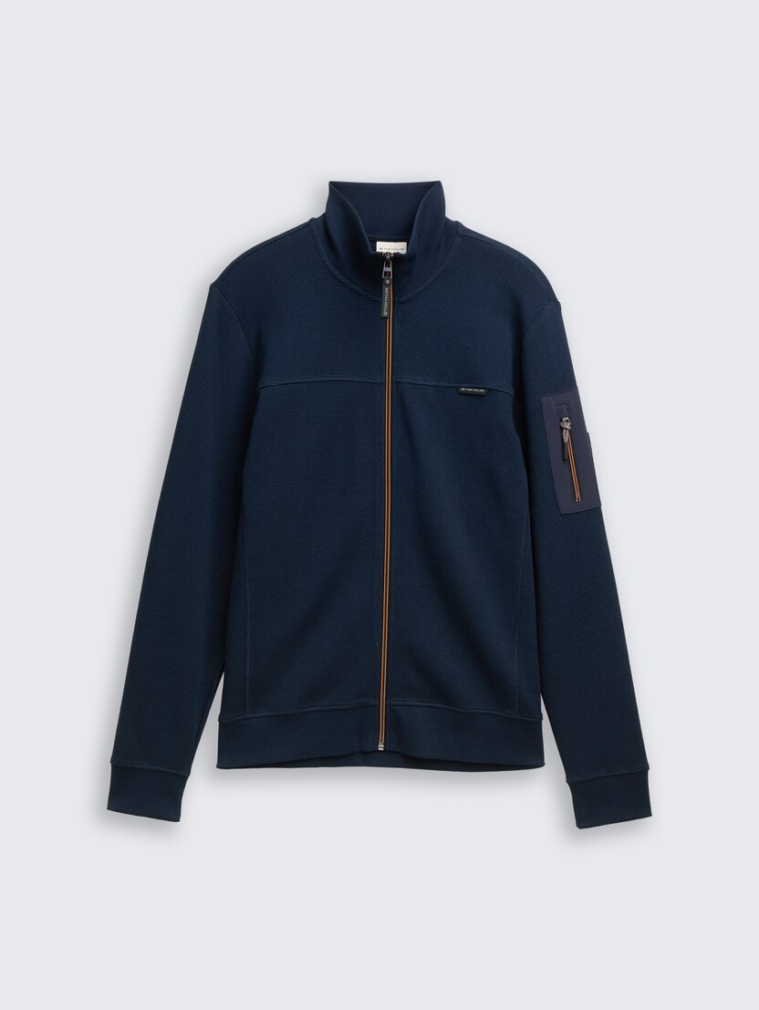 Strukirana dukserica - Plava