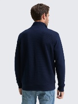 Strukirana dukserica - Plava_9172114