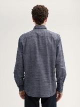 Strukturirana košulja - Plava_1050154