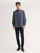 Strukturirana košulja - Plava_1050154