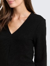 Rochie structurată - Negru_3927507