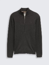 Jachetă tricotată structurată - Gri_9584666