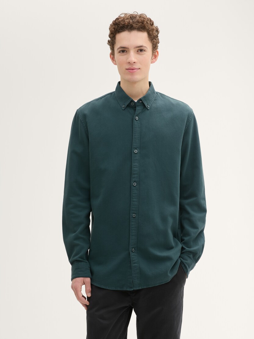  Strukturirana srajca - Zelena-1042549-10362