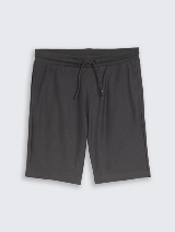 Strukturirane kratke pantalone - Siva_1057830