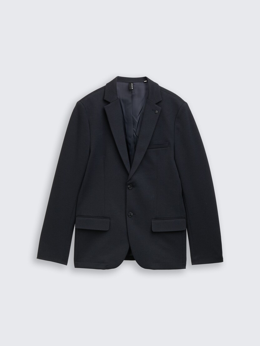 Suknjič s teksturo - Modra_2252882