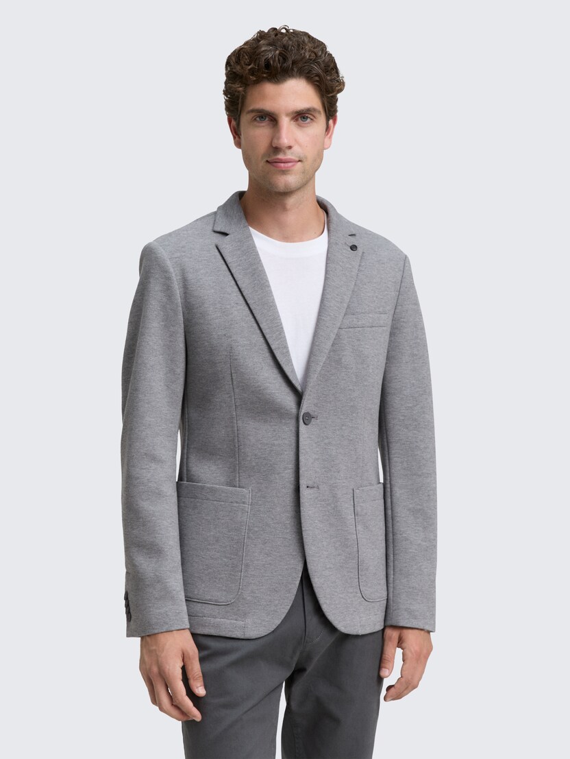 Suknjič s teksturo - Siva_4093450