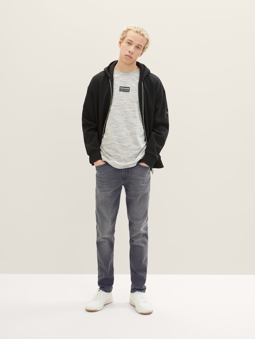  Blugi slim conici - Gri-1035511-10228-16