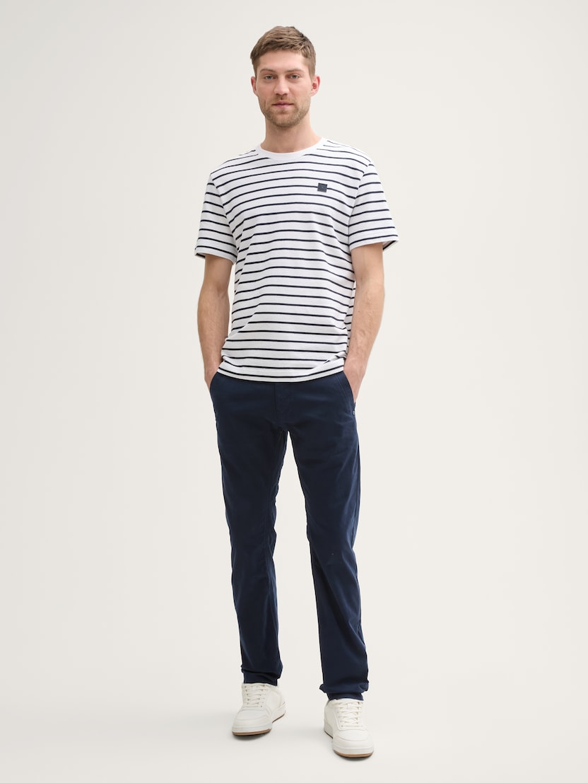  Tapered ozke hlače - Modra-1045054-10668