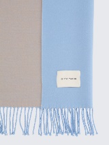 Udoban pleteni šal - Plava_7707771